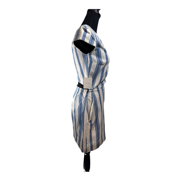 Kitchen Brand Striped Denim Mini Dress NWT - Picture 5 of 10